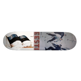Skateboard för estniska vinterspel bräda 20 cm