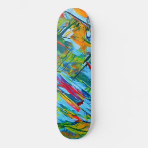 Skateboard för färgad Abstrakt