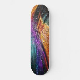 Skateboard för färgad Abstrakt