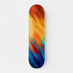 Skateboard för färgad Abstrakt Art-skiss
