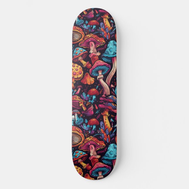 Skateboard för färgsfärgning av bilder av olika ty (Framsida)