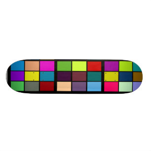 Skateboard för färgsvartgräns bräda 19,5 cm