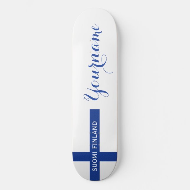 Skateboard för finsk anpassningsbar (Framsida)