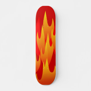 Skateboard för flamma bräda 21,5 cm