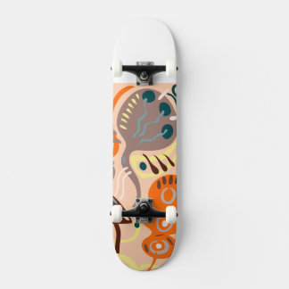 Skateboard för fredsblommor