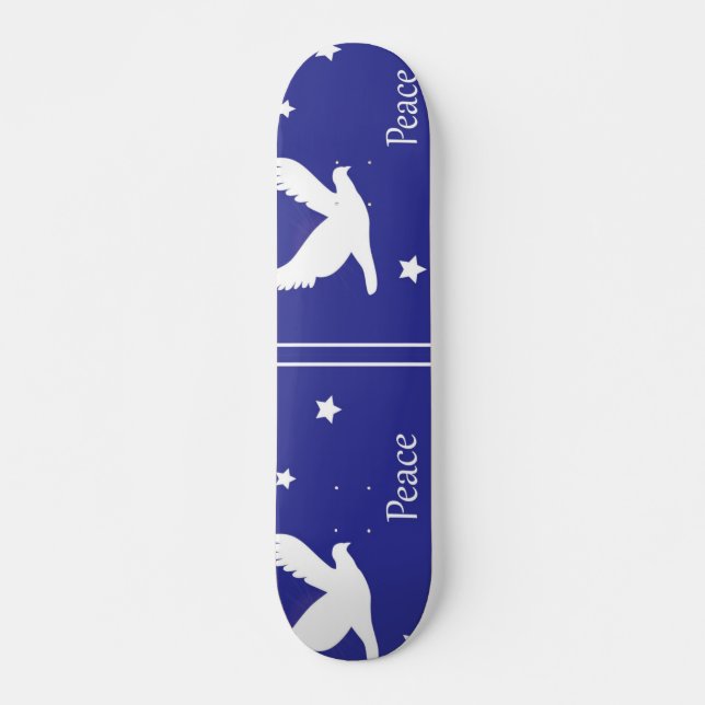 Skateboard för fredsduva bräda 19,5 cm (Framsida)