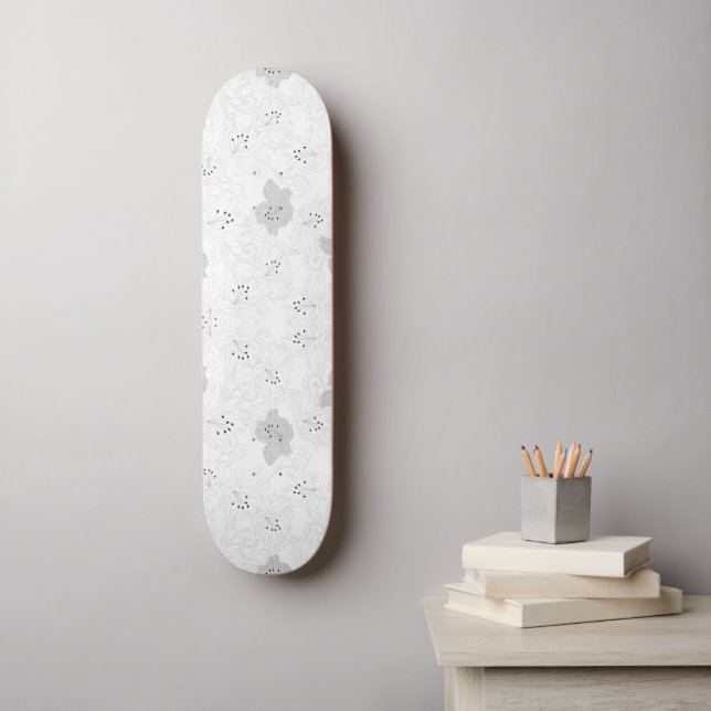 Skateboard för genomskinligt rutnätsöverlägg | Red (Väggkonst)