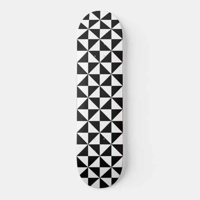 Skateboard för geometriska trianglar (Framsida)