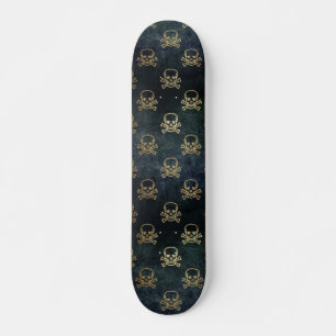 Skateboard för gotiskt skal och skelettskateboard