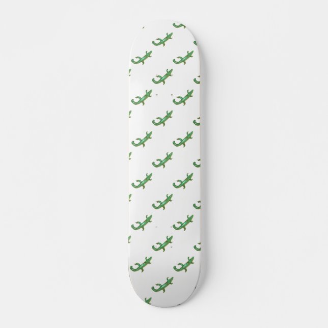Skateboard för grönt lizards bräda 20,5 cm (Framsida)