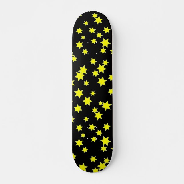 Skateboard för gult Stars (Framsida)