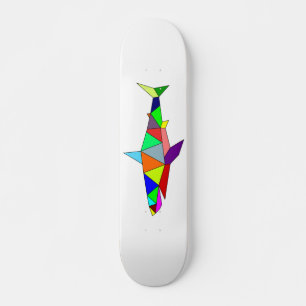 Skateboard för hajtemat