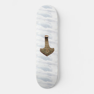 Skateboard för hammarmoln från guld Thor