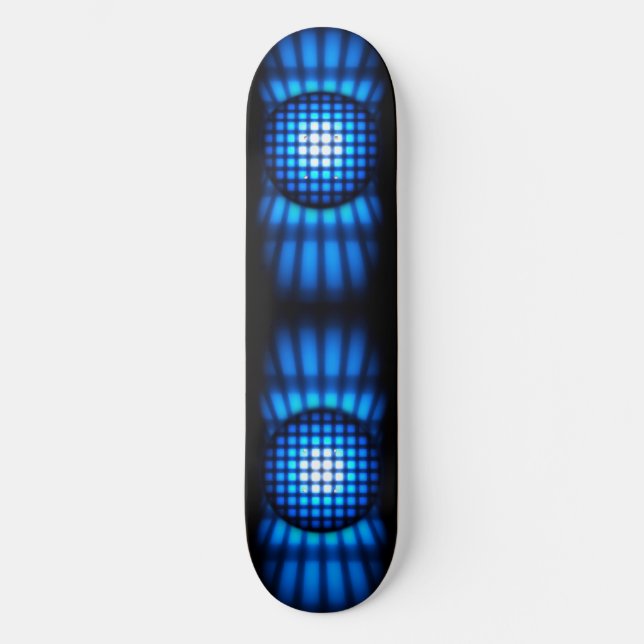 Skateboard för "Hoverboard Graphic" (blått impuler (Framsida)