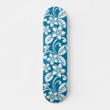 SKATEBOARD FÖR ISLAND PLUMERIA (CARIBBEAN BLUE)
