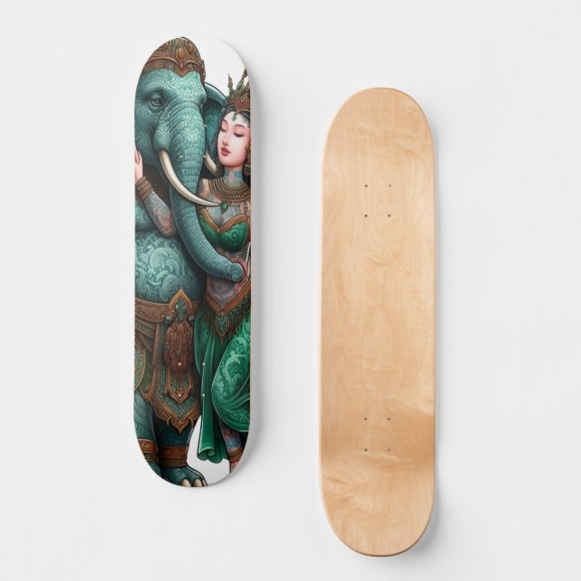 Skateboard för Jade-grafik (Framsida)