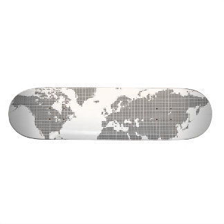 skateboard för karta för workd 2part 1) ( bräda 19,5 cm