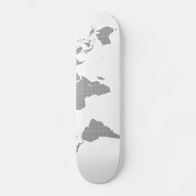 skateboard för karta för workd 2part (2) bräda 19,5 cm (Framsida)