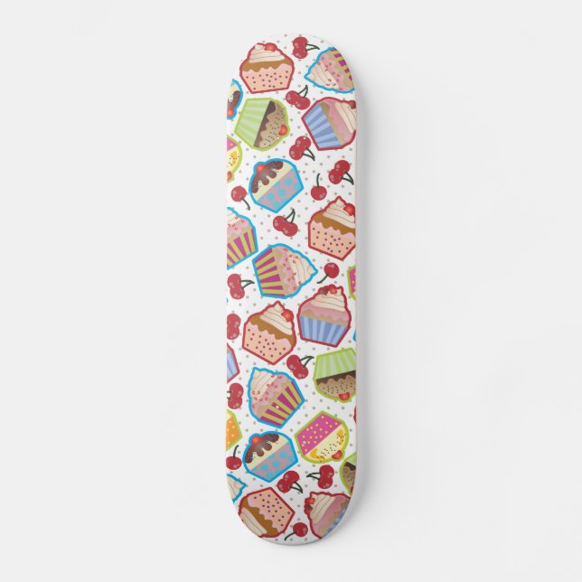 Skateboard för körsbär för Lotsa muffins n Bräda 20,5 Cm (Framsida)