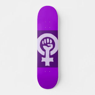 Skateboard för kvinnlig symbol