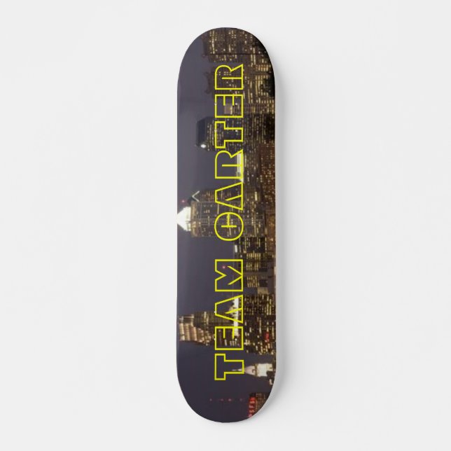 SKATEBOARD FÖR LAGCARTER STAD (Framsida)