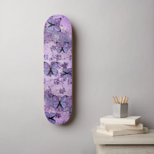 Skateboard för lila Grunge