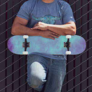 Skateboard för lila Storm Cloud Effect