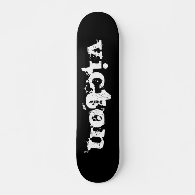 Skateboard för Logotyp av Victon Splatter-märke (Framsida)