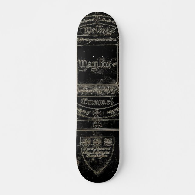 Skateboard för magiska tecken bräda 21,5 cm (Framsida)
