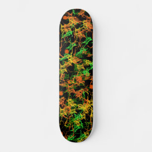 Skateboard för målarfärg
