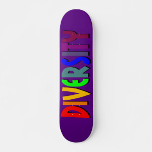 Skateboard för mångfald (Lila)