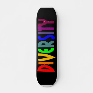 Skateboard för mångfald (svart)