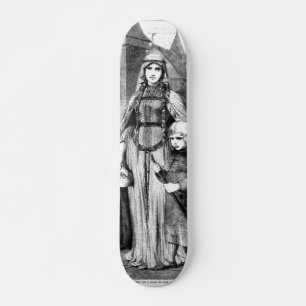 Skateboard för medeltida tidsperioder bräda 21,5 cm