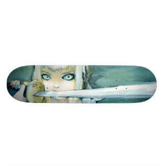 Skateboard för mjölkThistleNinja flicka Bräda 20,5 Cm