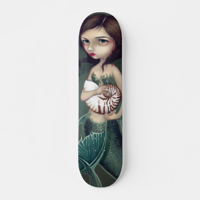 Skateboard för Nautilussnäckasjöjungfru Bräda 20 Cm (Framsida)