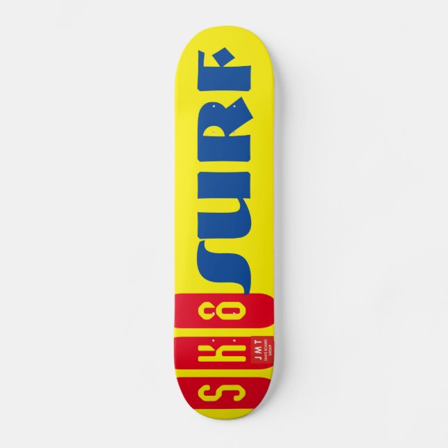 Skateboard för OFFICIELL av SK8-SURFA (Framsida)