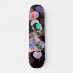 Skateboard för oskarp Ljus