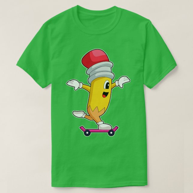 Skateboard för pennSkater T Shirt (Design framsida)