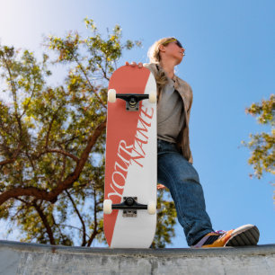 Skateboard för personlig - lägg till ditt namn