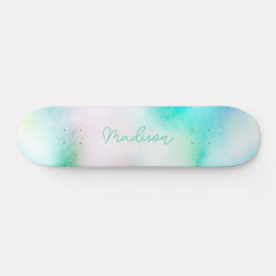 Skateboard för personlig Script Namn Cute Girly