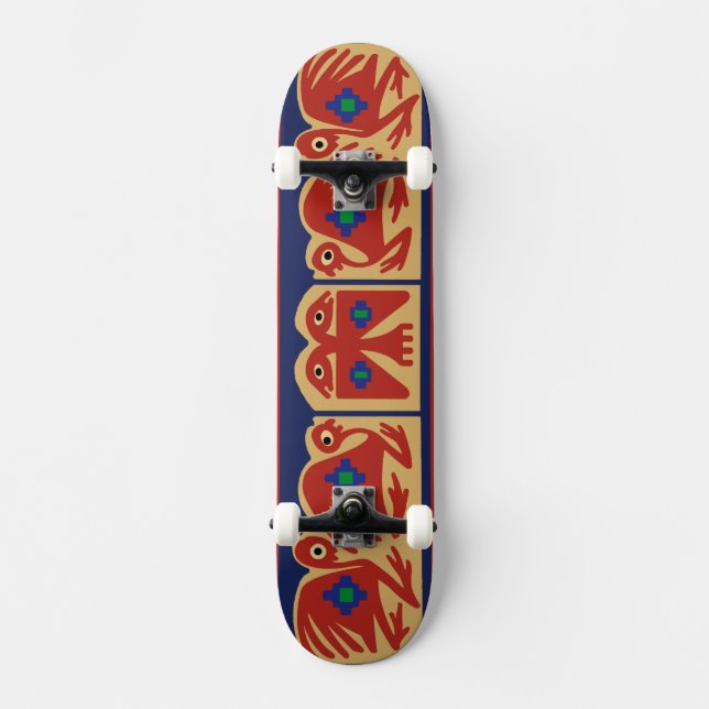 Skateboard för peruanska stamfåglar bräda 20,5 cm (Framsida)