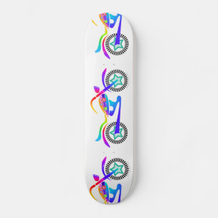 Skateboard för popkonturmotorcyklar bräda 19,5 cm