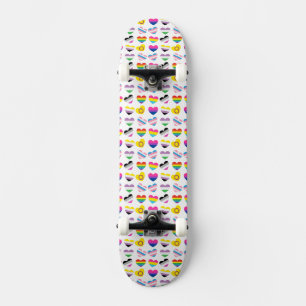 Skateboard för pridets hörn