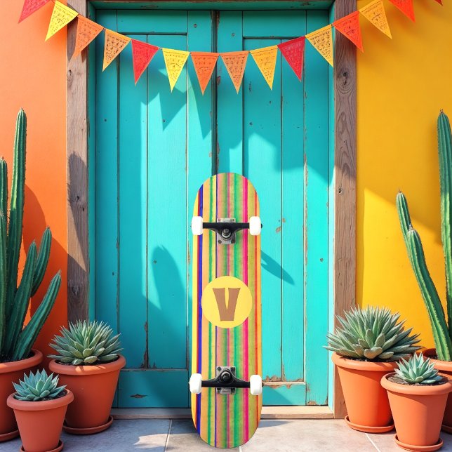 Skateboard för Rand med blekningsfärg (Skapare uppladdad)