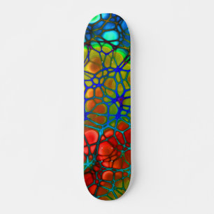 Skateboard för regnbåge, webben