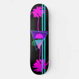 Skateboard för Retro Vaporwave Vibe
