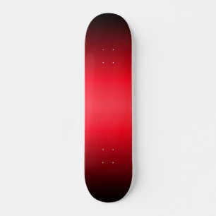 Skateboard för röd till svart övertoning