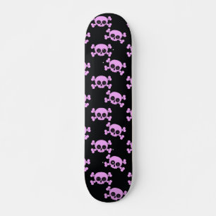 Skateboard för Rosa Döskallar