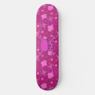 Skateboard för Rosa Döskallar och Muffinsar Bräda 20 Cm