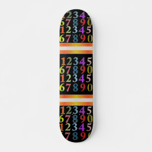 Skateboard för siffror bräda 21,5 cm